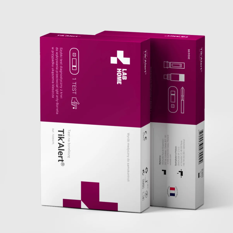 Domowy test na borelioze z krwi - domowy tik alert test borelioza 1szt