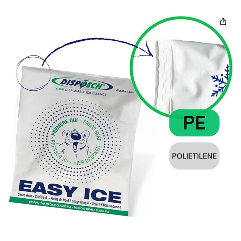 Suchy lód Easy Ice zimny okład kompres do łamania - wielopak 25szt