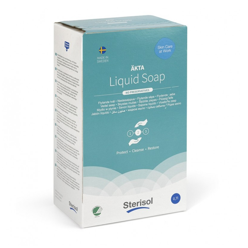 Mydło Sterisol Äkta Liquid Soap Medilab, worek do systemu Sterisol 700 ml