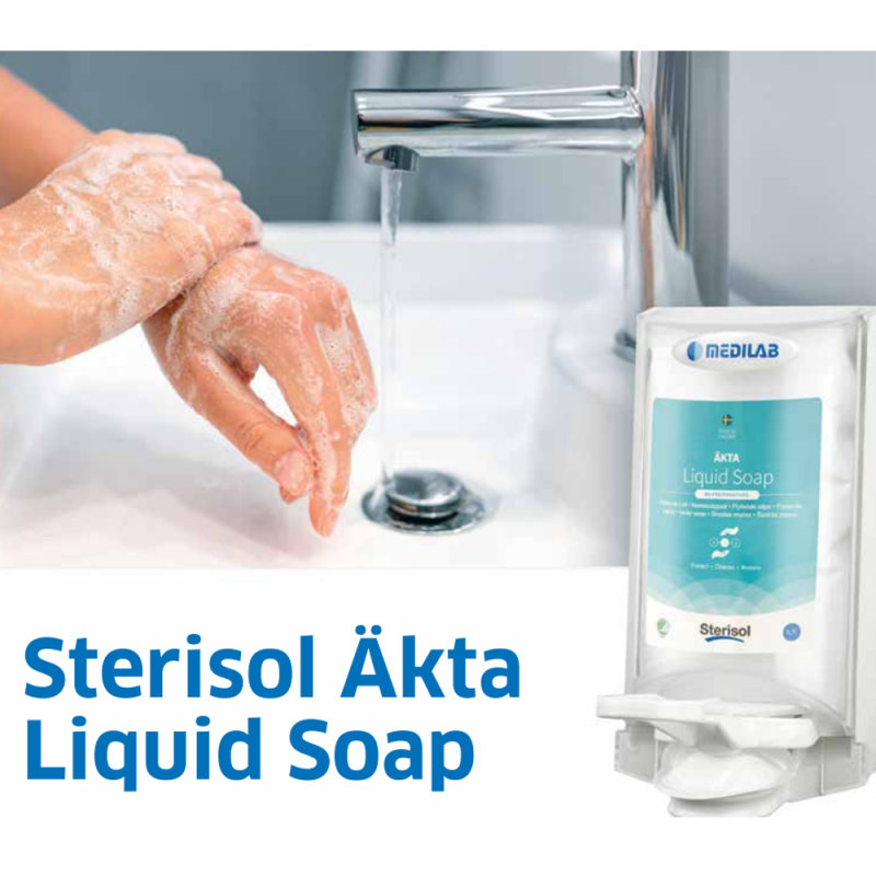 Mydło Sterisol Äkta Liquid Soap Medilab, worek do systemu Sterisol 700 ml