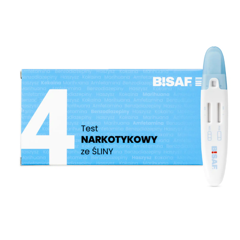 Test narkotykowy ze śliny na 4 substancje dla profesjonalistów 1 szt