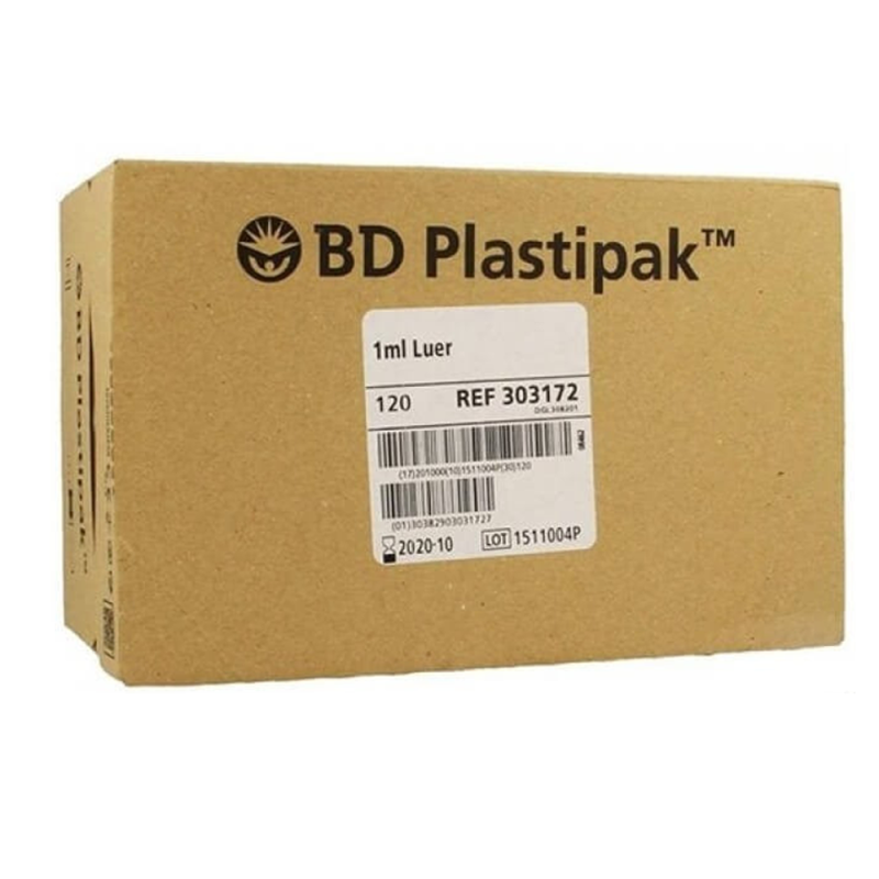 Strzykawka tuberkulinowa bez igły BD Plastipak 1ml U100 120szt