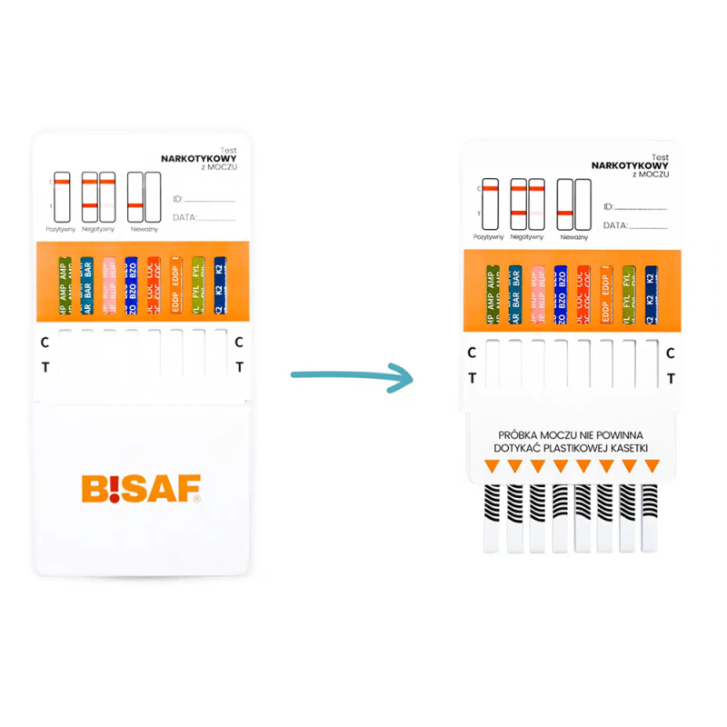 Test narkotykowy z moczu na 15 substancji dla profesjonalist&oacute;w 1 szt
