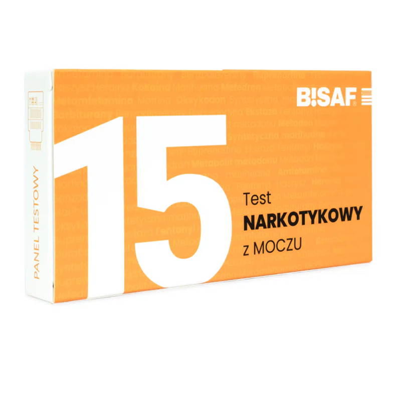 Test narkotykowy z moczu na 15 substancji dla profesjonalist&oacute;w 1 szt
