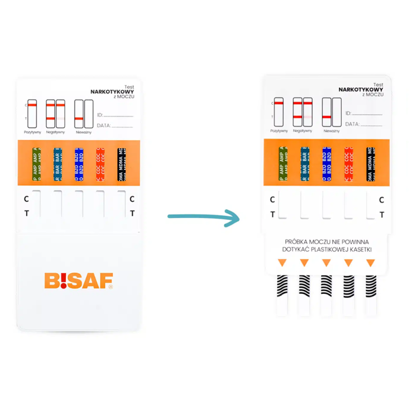 Test narkotykowy z moczu na 10 substancji dla profesjonalist&oacute;w 1 szt