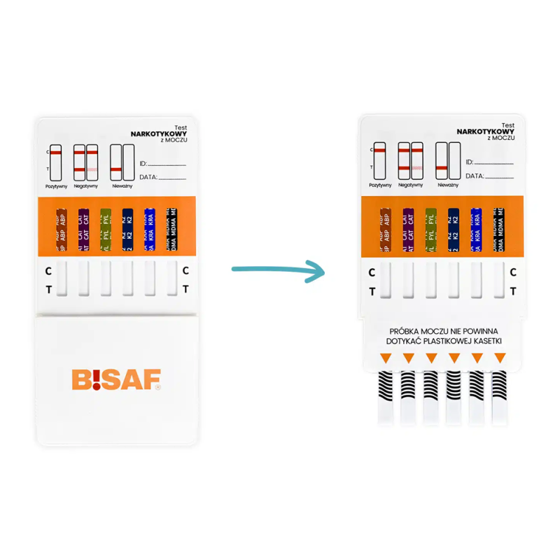 Test narkotykowy na dopalacze z moczu 11 substancji