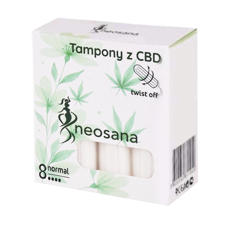 Tampony z CBD normal Neosana 8szt