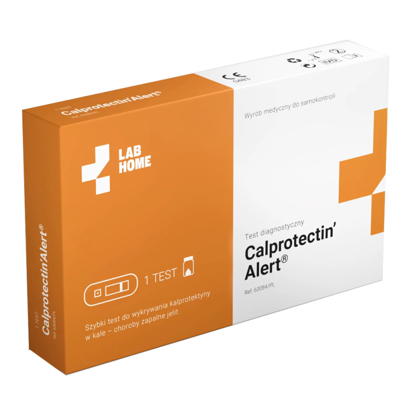 Domowy test kalprotektyna w kale - zapalenie jelit Calprotectin Alert 1szt