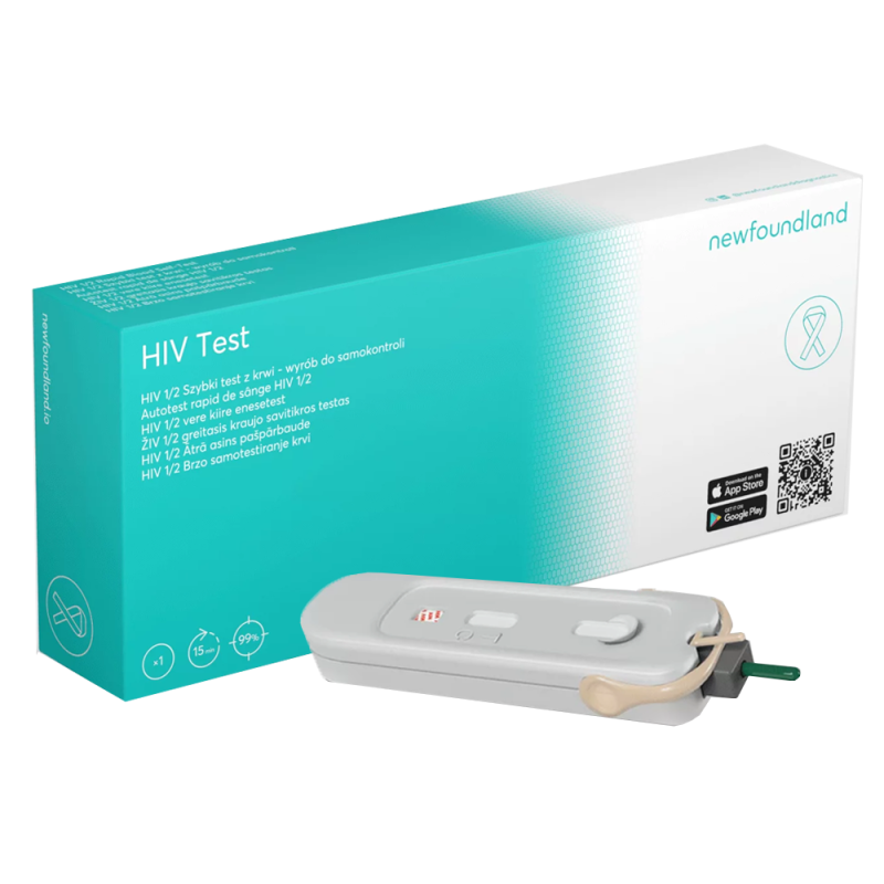HIV test domowy 3w1 z krwi do samokontroli 1szt