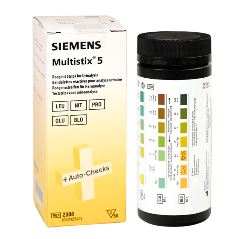 Paski do badania moczu Multistix 5 do analizatora CLINITEK Status 50szt