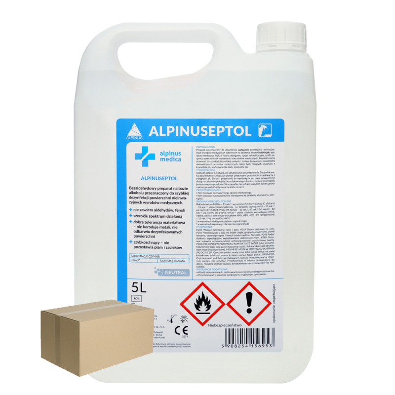 Płyn Alpinuseptol do dezynfekcji powierzchni 5l 6op