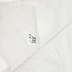 Spodnie jednorazowe XXL na gumce białe flizelina 30g 1szt