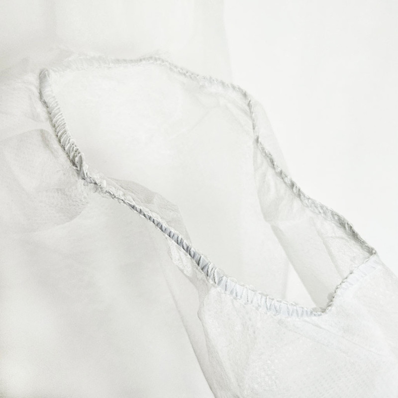 Spodnie jednorazowe XXL na gumce białe flizelina 30g 1szt