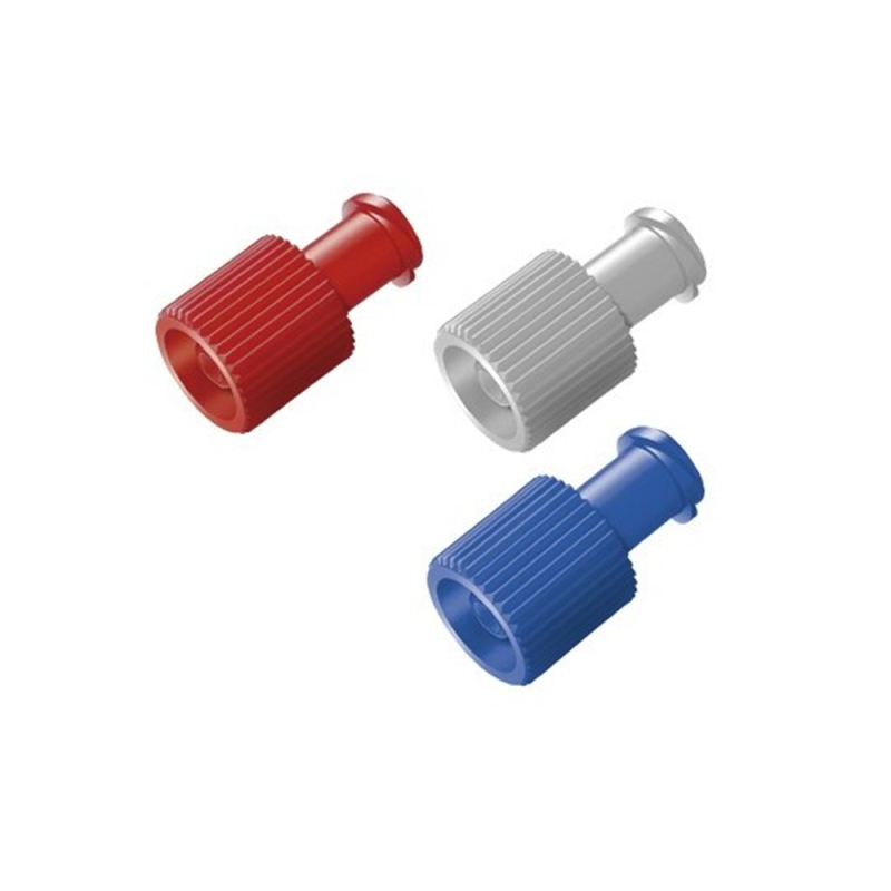 Koreczki do wenflon&oacute;w typu Combi KD-STOP sterylne 100szt niebieskie