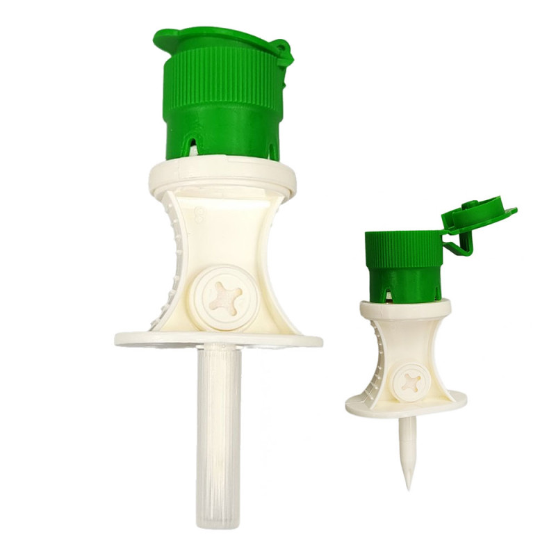 Przyrząd do aspiracji butelek KD-SPIKE zielony sterylny 100szt