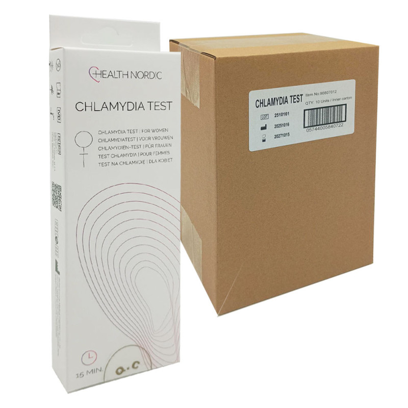 Test na chlamydie - chlamydia trachomatis test dla profesjonalist&oacute;w 10szt
