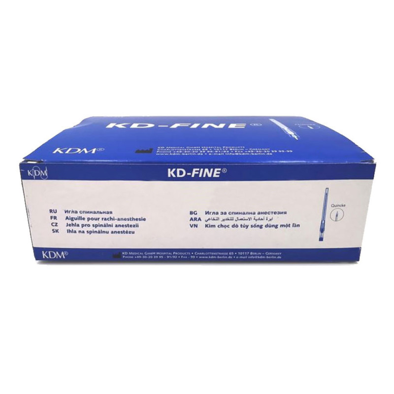 Igły do punkcji lędźwiowej 90mm x 0,9mm 20G KDM KD-Fine Spinal 25szt