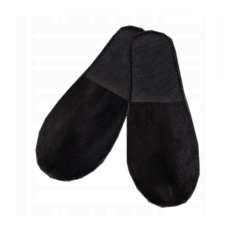 Kapcie hotelowe czarne standard 50par