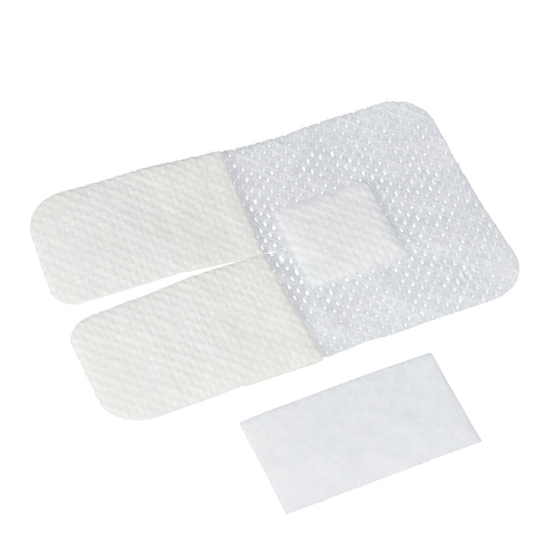 Opatrunek do mocowania kaniul Elastopor IV samoprzylepny z wł&oacute;kniny 5,1cm x 7,6cm 100 szt