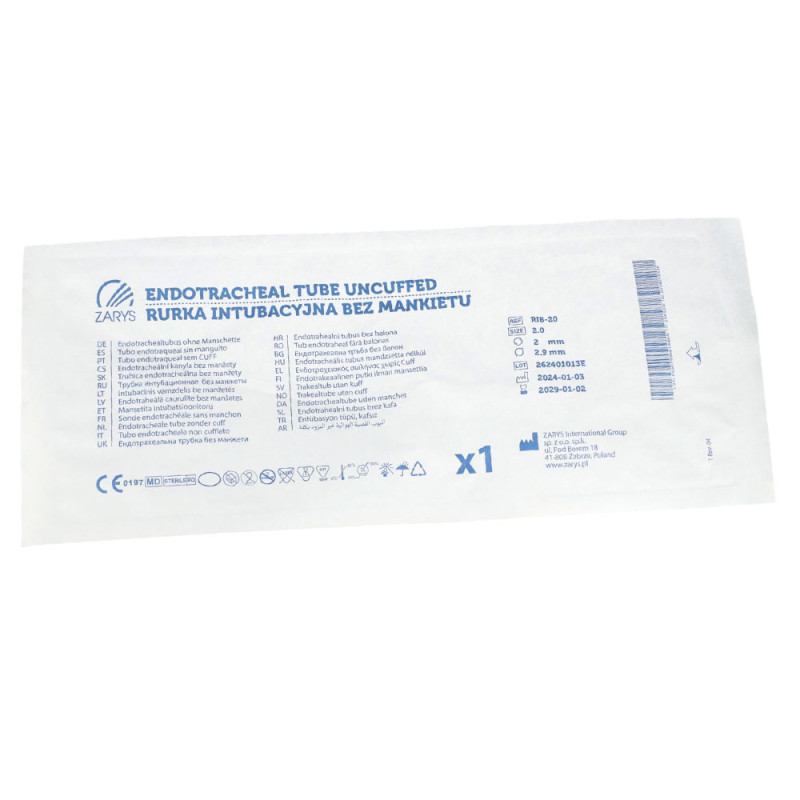 Rurka intubacyjna bez mankietu 2,0 1szt