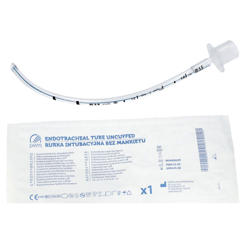 Rurka intubacyjna bez mankietu 3,5 mm 1szt