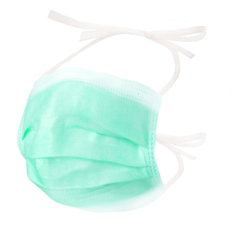 Maseczka chirurgiczna na troki typ II zielona 2000 szt