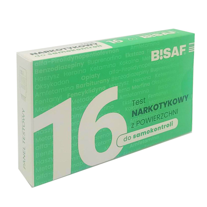 Test narkotykowy z powierzchni na 16 substancji 1szt