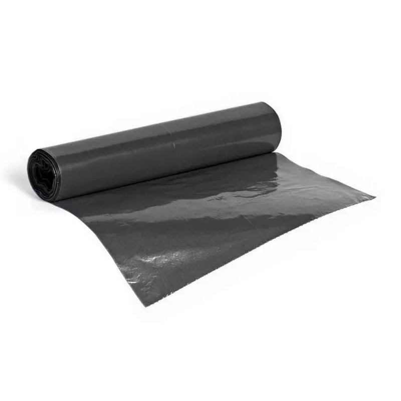 Worki na śmieci 60l czarne 50szt folia LD 1 rolka