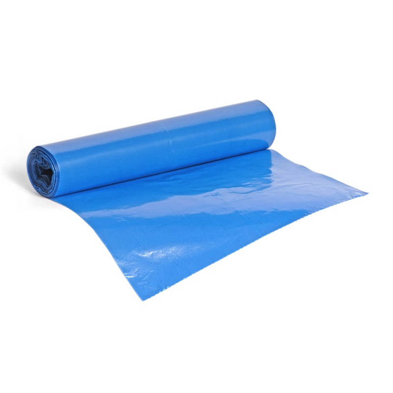 Worki na śmieci 60l niebieskie 50szt folia LD 1 rolka