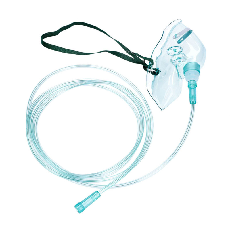 Maska tlenowa z drenem 210cm dla dorosłych rozmiar XL 1szt