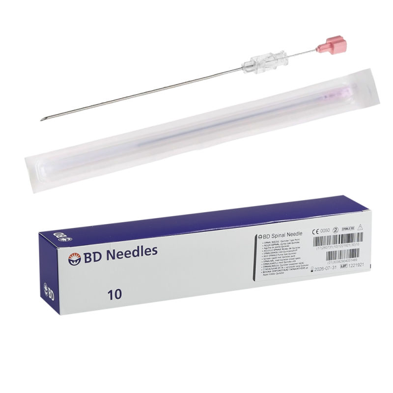 Igły do punkcji lędźwiowej 152mm x 1,2mm 18G BD Quincke Spinal Needle 10szt