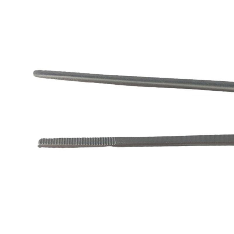 Pęseta laryngologiczna do ucha  Wilde Troeltsch zagięta 12,5cm jałowa 25 szt