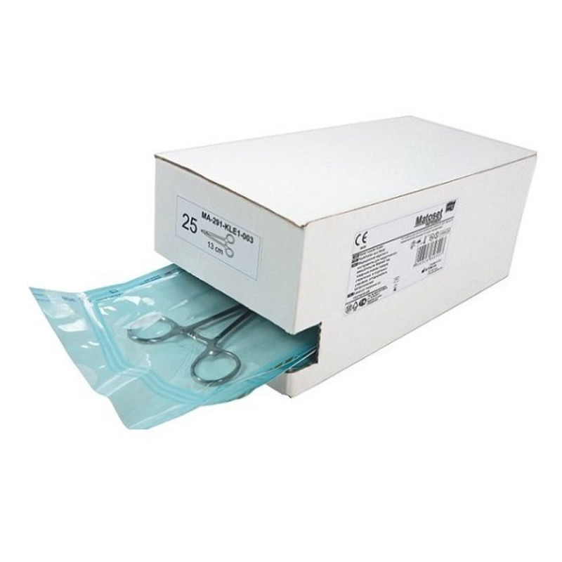 Kleszczyki naczyniowe Halsted-Mosquito 12,5cm proste jałowe 25 szt