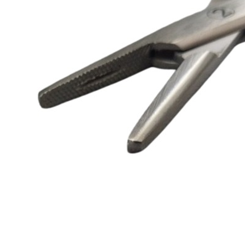 Kleszczyki do trzymania igły Webster proste 15cm jałowe 25 szt