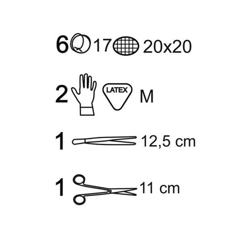 Zestaw do usuwania szw&oacute;w Matoset jałowy 1 szt