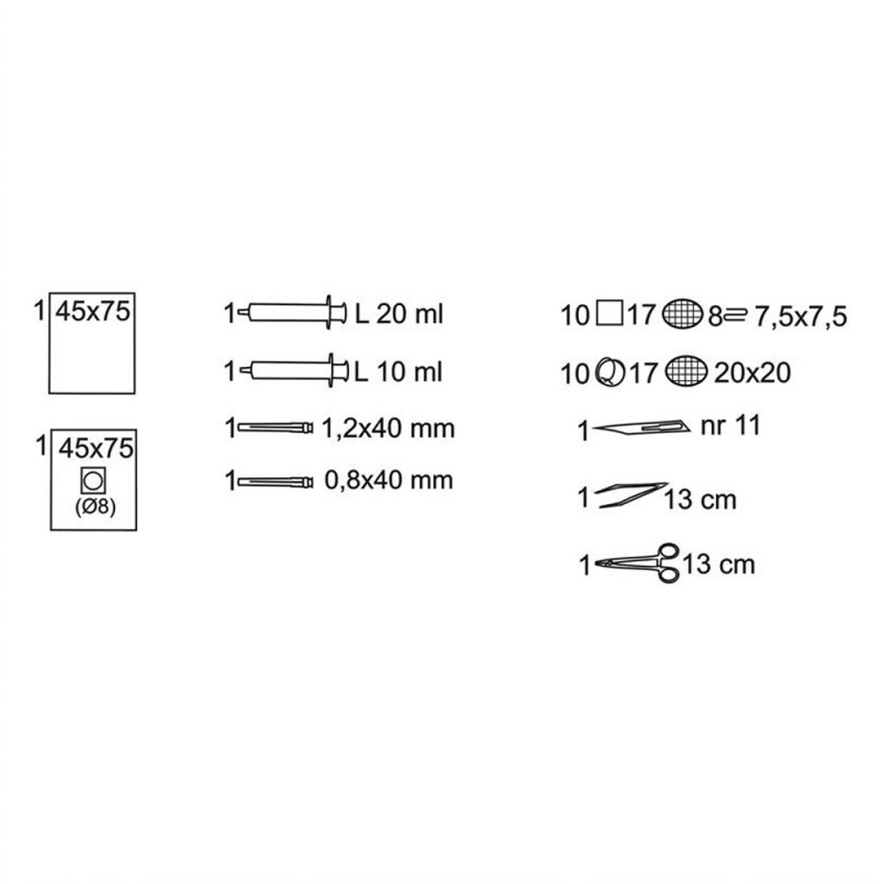 Zestaw do wkłucia centralnego Matoset jałowy 1 szt