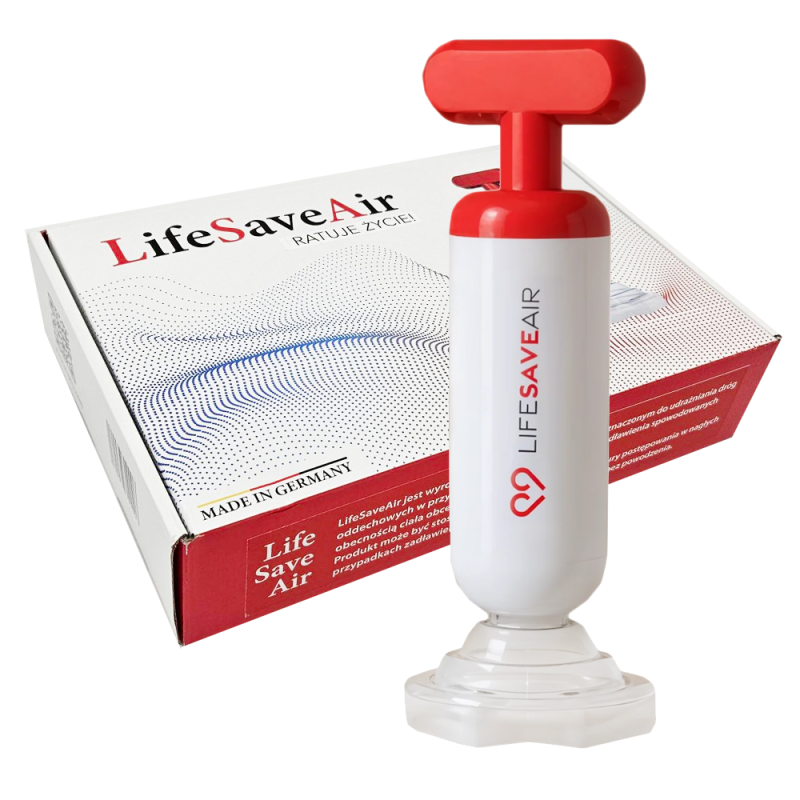 LifeSaveAir pierwsza pomoc w zadławieniach pompa ratownicza przed zadławieniem 1szt