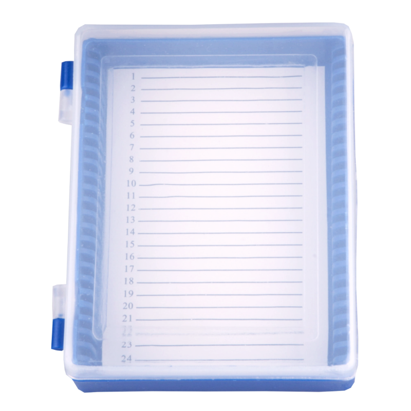 Opakowanie na szkiełka do mikroskopu na 25 miejsc 1szt