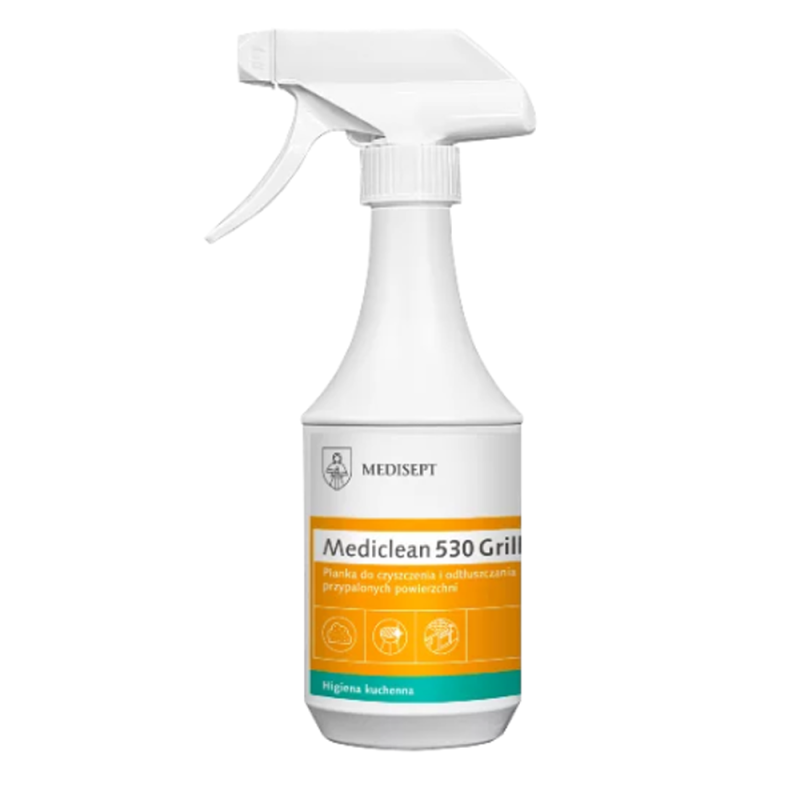 Mediclean 530 Grill 500ml pianka do czyszczenia i odtłuszczania przypalonych powierzchni 1szt