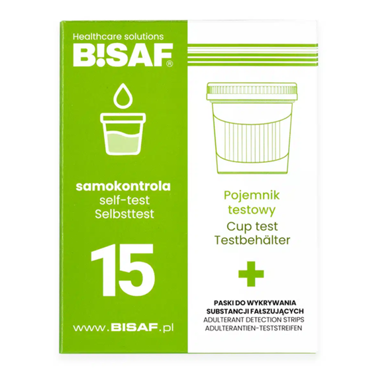 Test narkotykowy z moczu na 15 substancji do samokontroli 1 szt