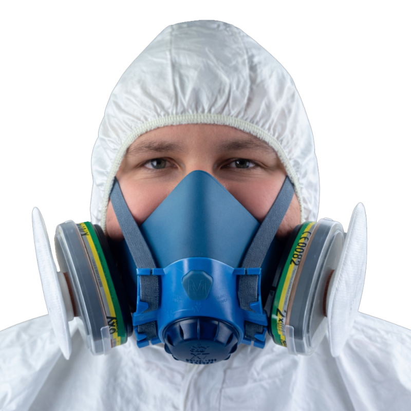 Maska do oprysk&oacute;w zestaw OxyPro Agro Standard+ M (X7 rozm. M + X703ABEK1 + X520 + TBMP33)