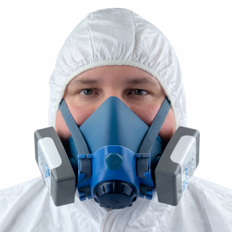 Maska do pracy z azbestem zestaw OxyPro Asbestop+ L (X7 rozm. L + 2x793P3)