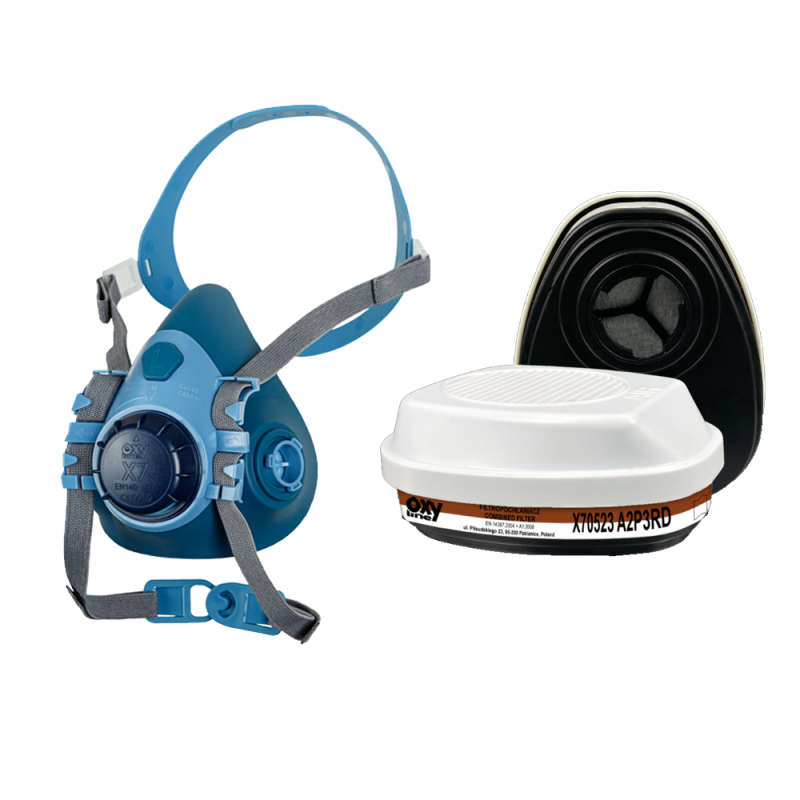 Maska lakiernicza zestaw OxyPro Painter Expert + S (X7 rozm. S + X70523A2P3)