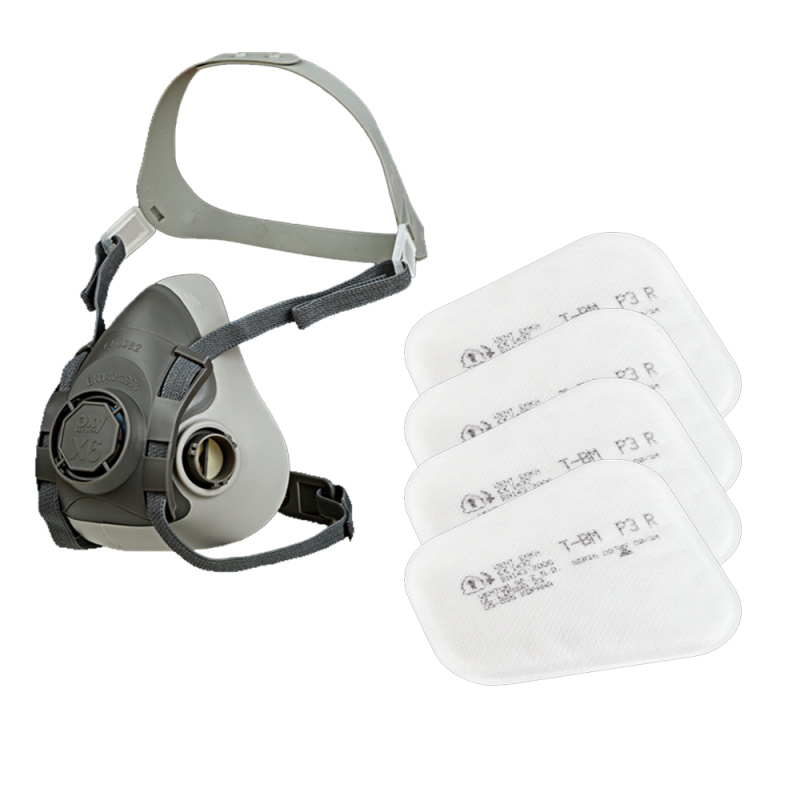 Maska do szlifowania zestaw OxyPro Szlif Grinder Basic L (X6 rozm. L + TBMP3)