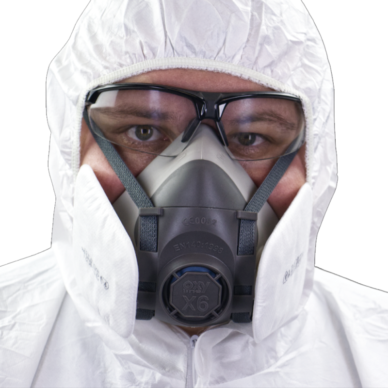 Maska do szlifowania zestaw OxyPro Szlif Grinder Basic L (X6 rozm. L + TBMP3)