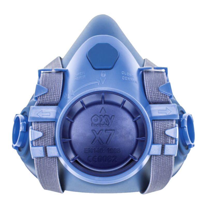 P&oacute;łmaska przeciwgazowa X7 silikon bagnet M Oxyline 1szt