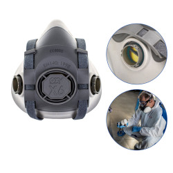 P&oacute;łmaska przeciwgazowa X6 guma TPR bagnet L 1szt