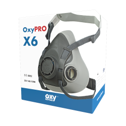 P&oacute;łmaska przeciwgazowa X6 guma TPR bagnet L 1szt