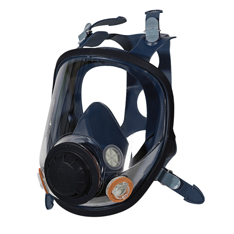 Maska przeciwgazowa X8 CL2 silikon FFS600 bagnet M pełnotwarzowa Oxyline 1szt