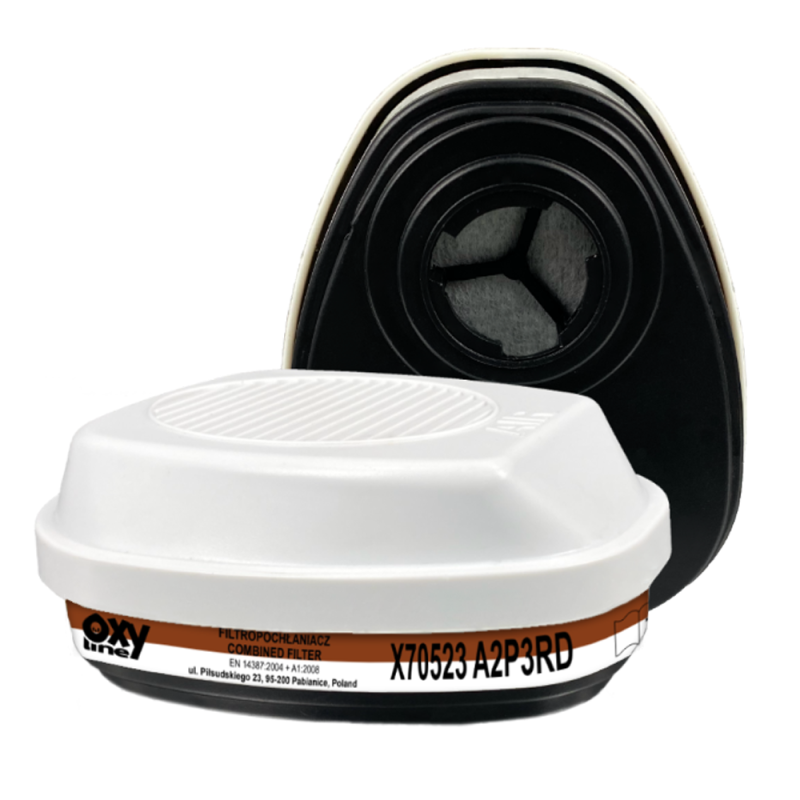 Filtropochłaniacz X70523 A2 P3 R D bagnet Oxypro komplet 2szt
